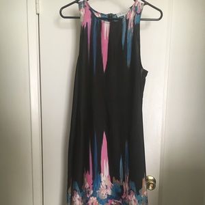 Midi Silk Black Dress